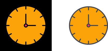 disegno dell'icona del tempo vettore