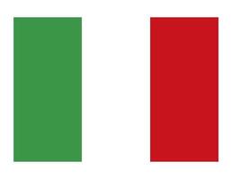 bandiera del paese italia vettore