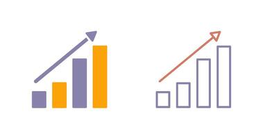 statistica icona design vettore