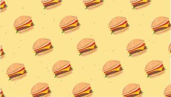 semplice illustrazione di sfondo fast food senza soluzione di continuità vettore