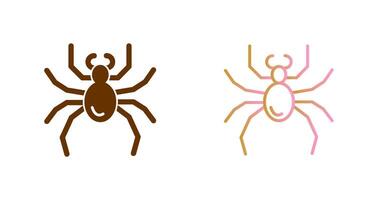 disegno dell'icona del ragno vettore