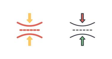 elasticità icona design vettore