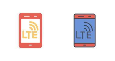 lte icona design vettore