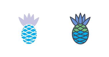 disegno dell'icona di ananas vettore