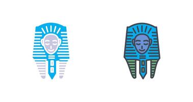 egiziano viso icona design vettore