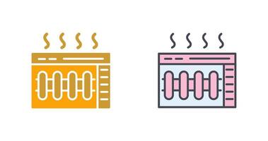 riscaldatore icona design vettore