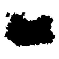 carta geografica di il Provincia di un' ciudad vero, amministrativo divisione di Spagna. illustrazione. vettore