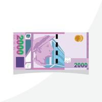 moneta di algeria 2000 Nota algeria moneta 2000 Nota illustrazione, algeria moneta 2000 Nota immagine o algeria moneta 2000 Nota Immagine vettore