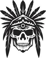 antico ornamenti tribale cranio maschera Linea artistica nel elegante nero ritualistico fantasticheria nero circuito integrato per tribale cranio maschera Linea artistica vettore