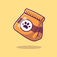 cane cibo merenda cartone animato vettore