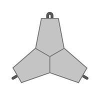 calcestruzzo tetrapode,costruzione per costiero protezione. vettore