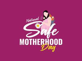 aprile 11 nazionale sicuro maternità giorno modificabile sociale media alimentazione modello per incinta madri e bambini assistenza sanitaria e maternità benefici, sicuro madri e bambini vettore