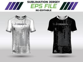 sport maglia disegno, tessuto tessile per sublimazione vettore