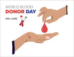 mondo sangue donatore dia vettore