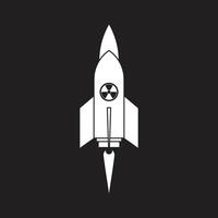 missile icona illustrazione vettore