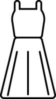 vestito icona illustrazione vettore