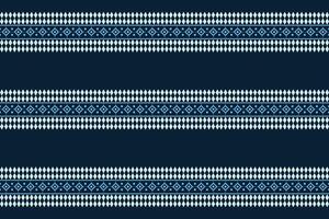 tradizionale etnico ikat motivo tessuto modello geometrico stile.africano ikat ricamo etnico orientale modello blu sfondo sfondo. astratto, illustrazione.texture, cornice, decorazione. vettore