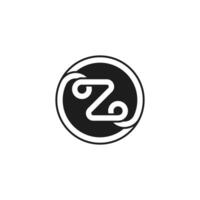 zo, oz, z e o astratto iniziale monogramma lettera alfabeto logo design vettore