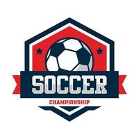 calcio calcio distintivo logo design modelli sport squadra identità illustrazioni isolato su bianca sfondo vettore