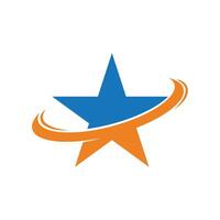 stella logo modello icona illustrazione design vettore