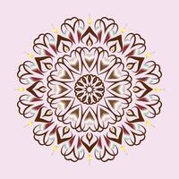 creativo indiano gratuito Multi colorato floreale mandala design vettore