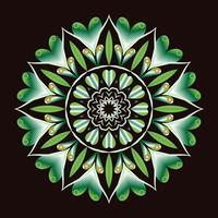 creativo indiano gratuito Multi colorato floreale mandala design vettore