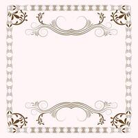 gratuito Vintage ▾ fiorire ornamento telaio per invito carta vettore