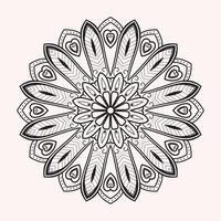 creativo indiano gratuito floreale alcanna mehendi mandala design vettore