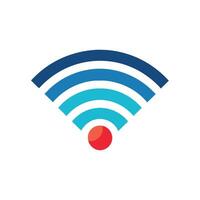 Wi-Fi logo su bianca sfondo, Esplorare il concetto di connettività nel un' minimalista logo ispirato di Wi-Fi segnali vettore