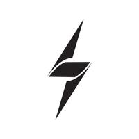 fulmine, elettrico energia logo design elemento vettore