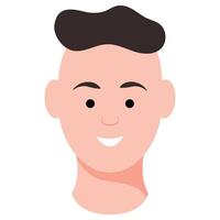 avatar viso per maschio espressione vettore