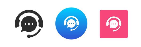 contatto noi telefono chatbot cliente supporto assistenza telefonica digitale helpdesk icona impostato piatto vettore