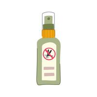 chigger insetto repellente cartone animato illustrazione vettore