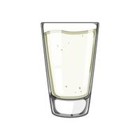 calcio latte tazza cartone animato illustrazione vettore