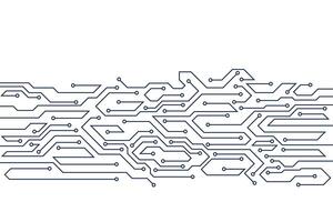 astratto futuristico circuito tavola tecnologia sfondo. circuito tavola con vario tecnologia elementi. vettore
