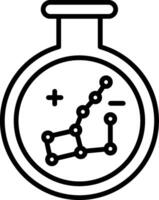icona della linea di costellazione vettore