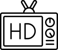 HD linea icona vettore
