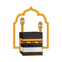 illustrazione di kaaba vettore