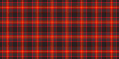 tribale plaid modello sfondo, cotone struttura tessile . rosa tessuto senza soluzione di continuità dai un'occhiata tartan nel rosso e buio colori. vettore