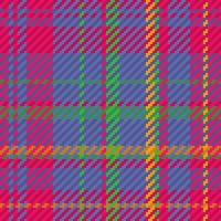 senza soluzione di continuità modello di Scozzese tartan plaid. ripetibile sfondo con dai un'occhiata tessuto struttura. fondale a strisce tessile Stampa. vettore