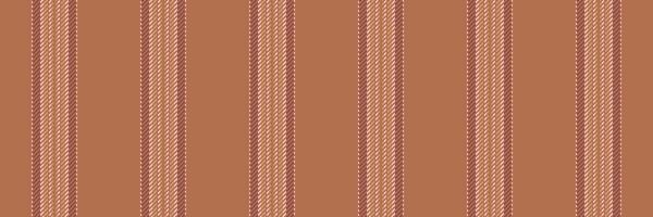 Hotel sfondo verticale, Natale ornamento struttura Linee modello. flusso tessuto banda senza soluzione di continuità tessile nel arancia e rosso colori. vettore