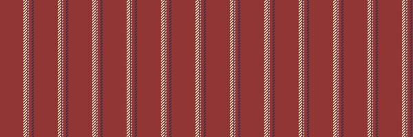 sognante tessuto struttura , superficie Linee senza soluzione di continuità sfondo. prestazione banda verticale tessile modello nel rosso e leggero colori. vettore