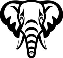 elefante, minimalista e semplice silhouette - illustrazione vettore
