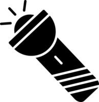 icona del glifo con lanterna vettore