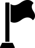 icona del glifo bandiera vettore