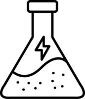 scientifico linea icona vettore