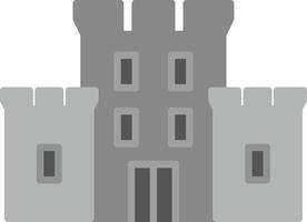icona piatta del castello vettore