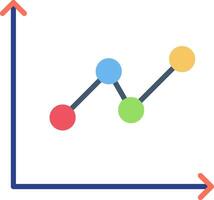 linea grafico piatto icona vettore