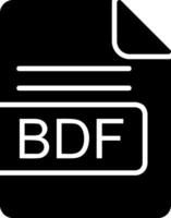 bdf file formato glifo icona vettore