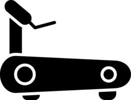 icona del glifo del tapis roulant vettore